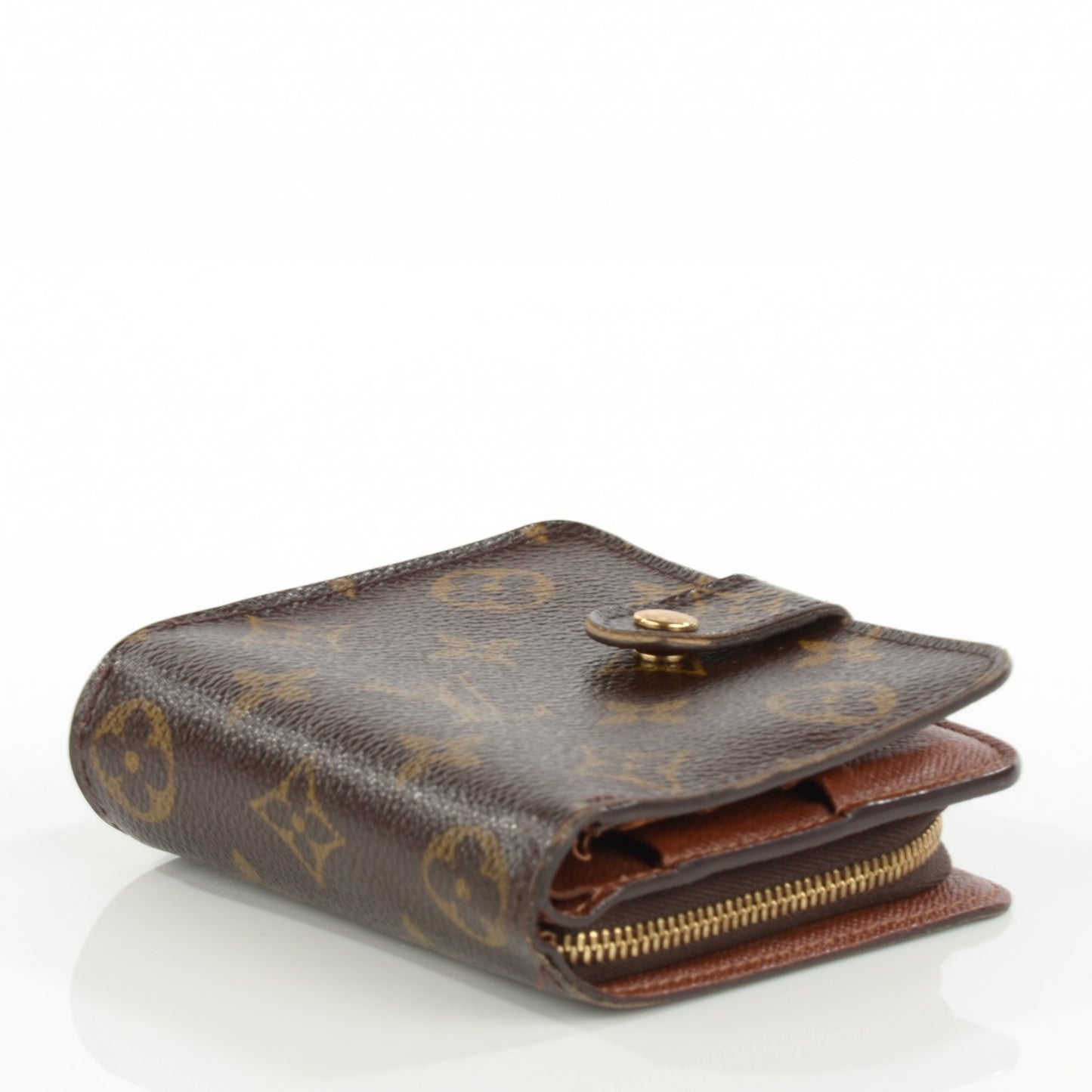 Monogram Compact Zippe Zipped Wallet