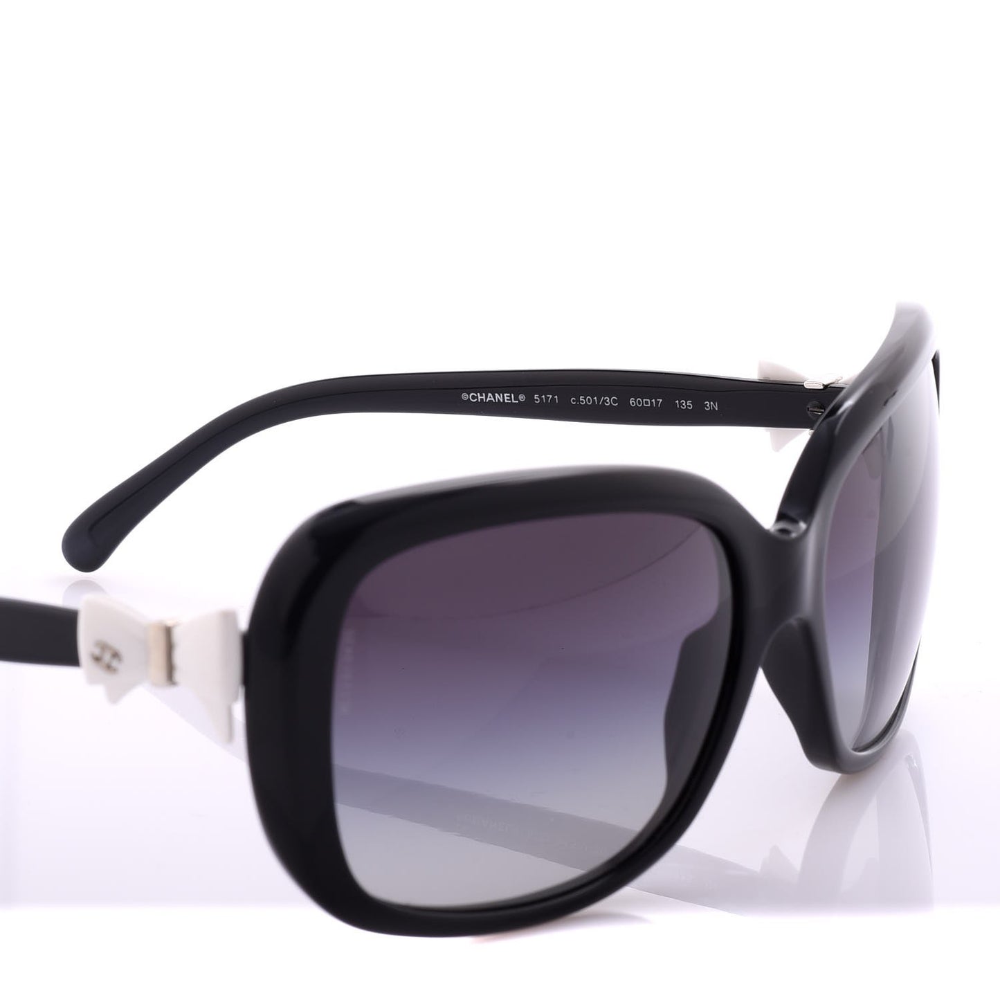 CC Bow Sunglasses 5171 Black White