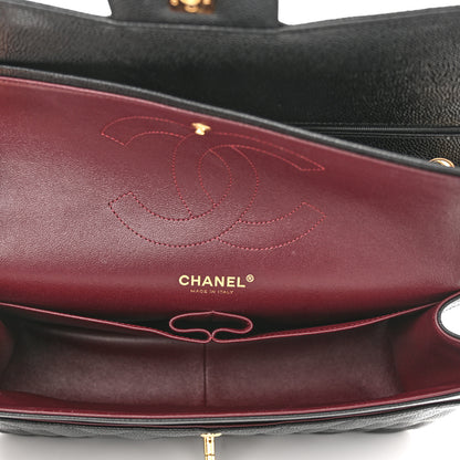 Chanel Caviar Quilted Jumbo Double Flap Black 5 of 10