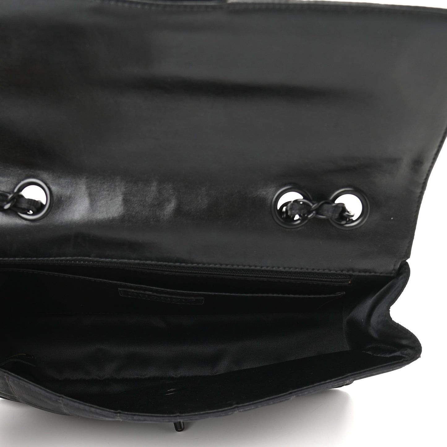Nylon Medium Travel Flap Black