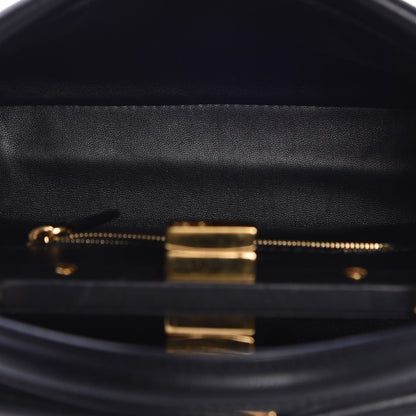 Fendi Nappa Mini Peekaboo Iconic Satchel Black 5 of 8