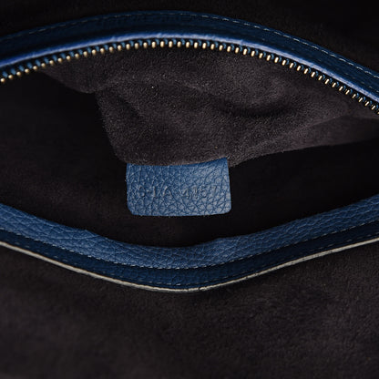 Celine Grained Calfskin Medium Phantom Luggage Deepsea 8 of 14