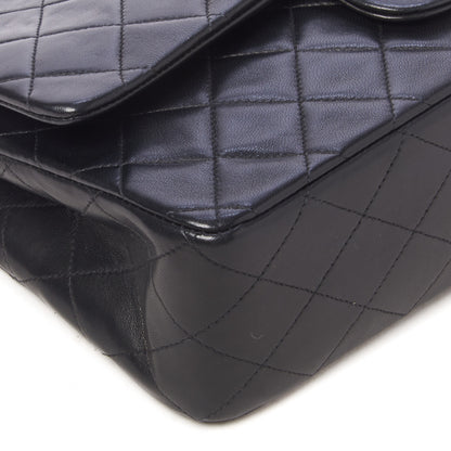 Chanel Lambskin Quilted Medium Double Flap Black 6 of 10