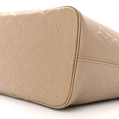 Louis Vuitton Empreinte Monogram Giant Neverfull MM Tourterelle 9 of 10