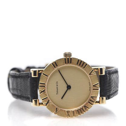 Tiffany 18K Yellow Gold Lizard 24mm Atlas Quartz Watch Gold 3 of 5