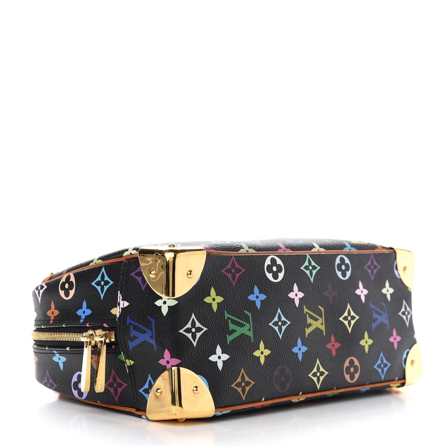 Louis Vuitton Monogram Multicolor Trouville Black 3 of 9