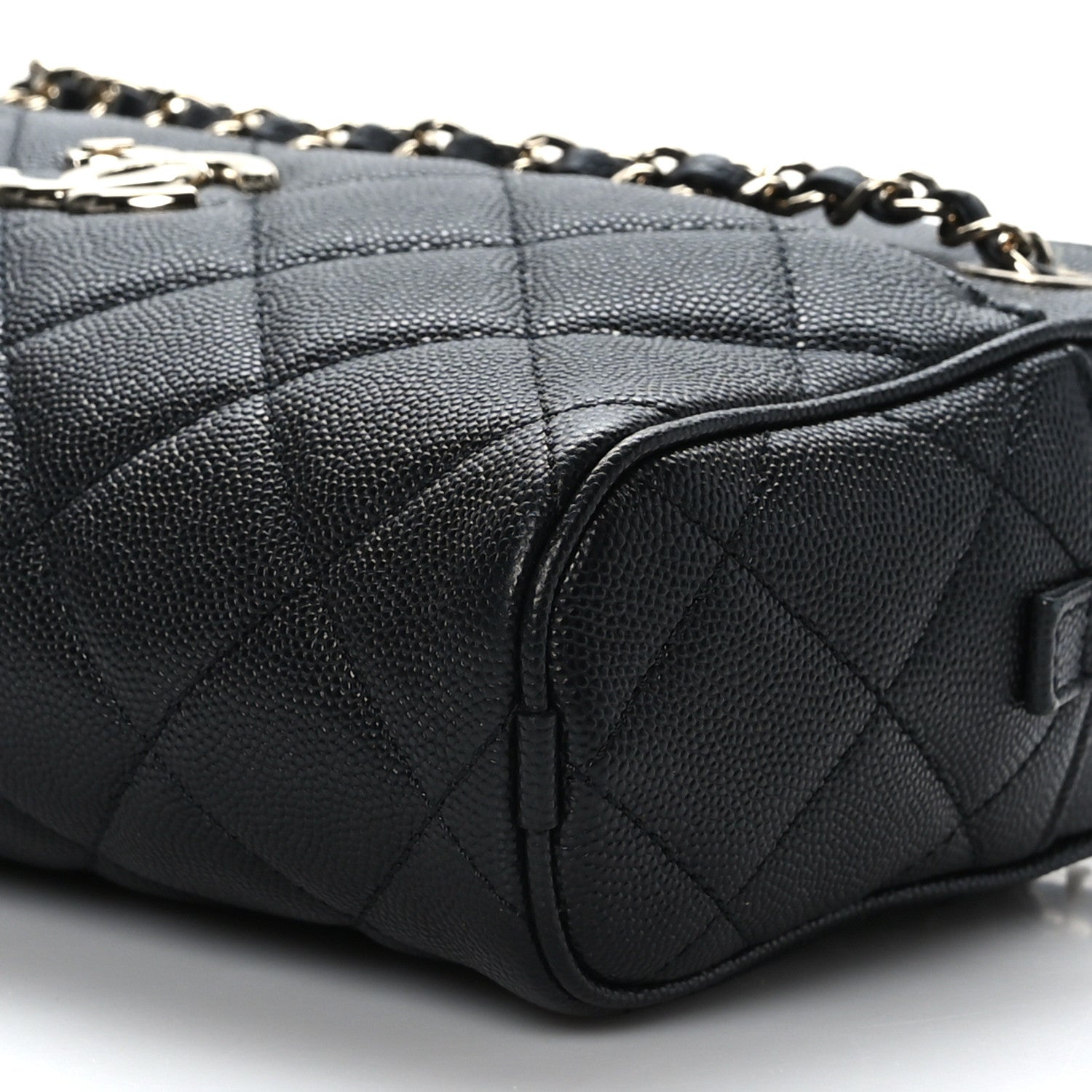 Chanel Caviar Quilted Small In & Out Camera Case Black 9 of 9