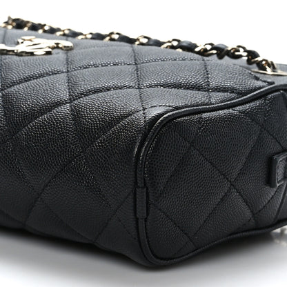 Chanel Caviar Quilted Small In & Out Camera Case Black 9 of 9