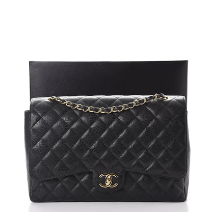 Chanel Caviar Quilted Maxi Double Flap Black 15 of 15