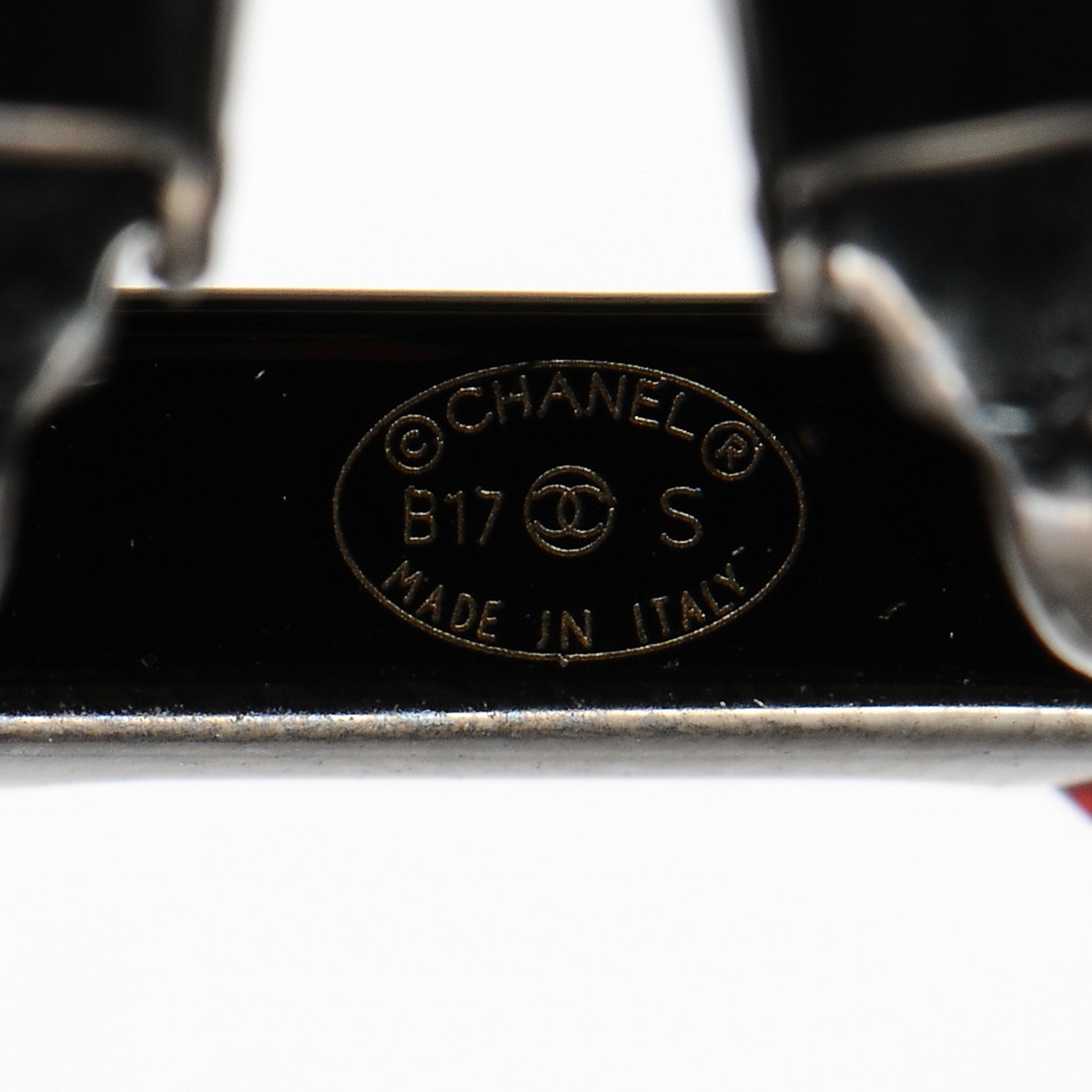 Chanel Crystal CC Clip On Earring Red 4 of 5