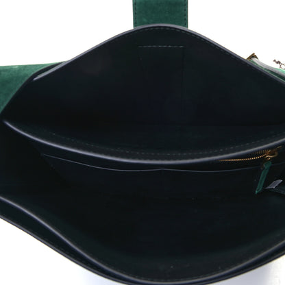 Bottega Veneta Suede Medium Marie Bag Green 4 of 5