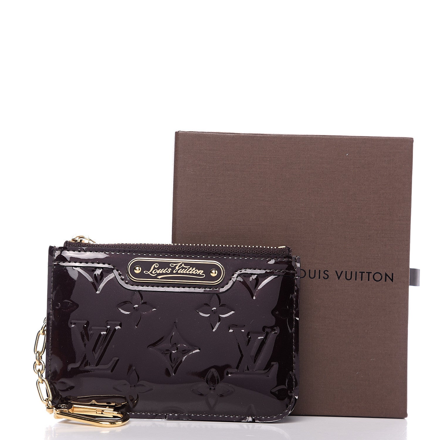 Louis Vuitton Vernis Key Pouch Amarante 6 of 6