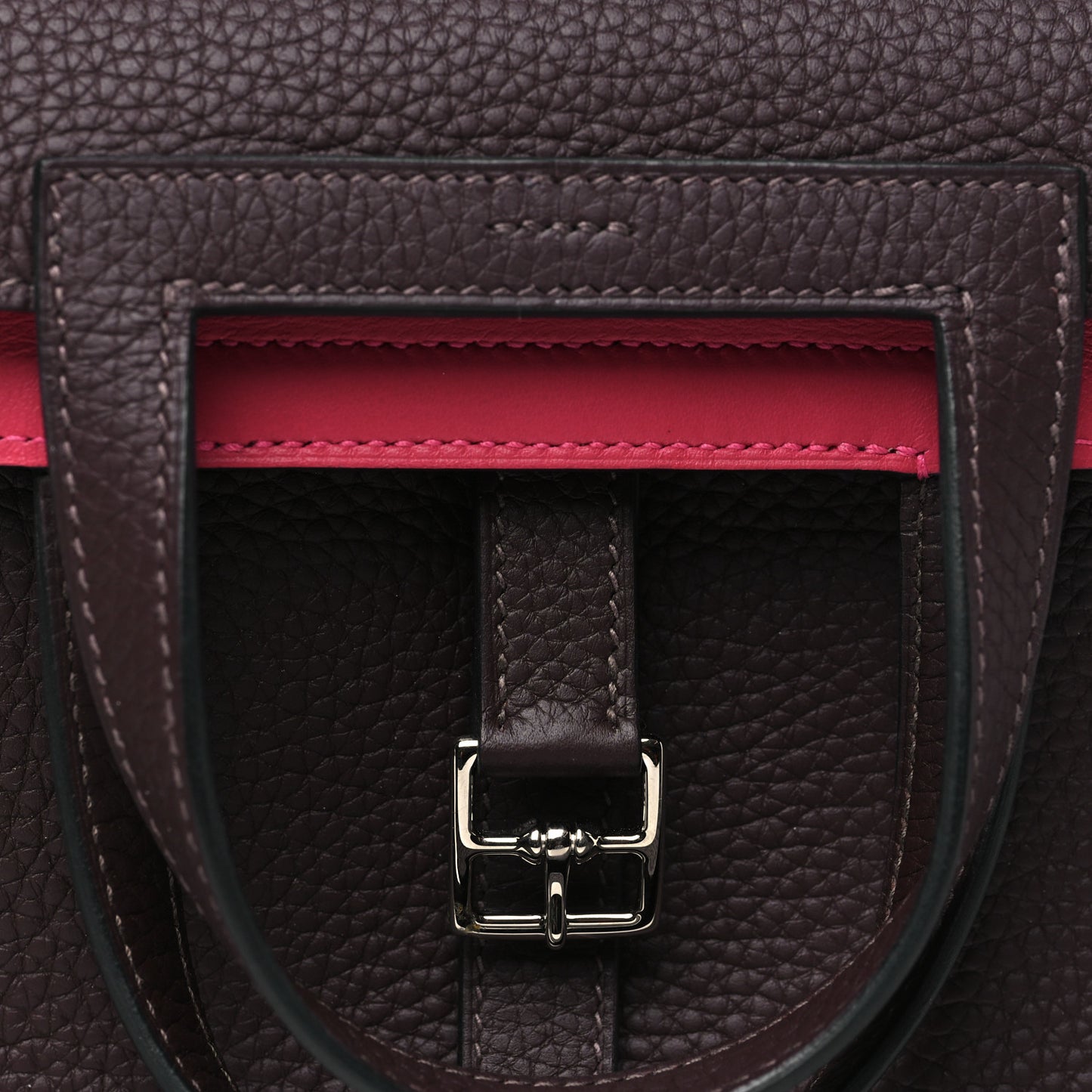 Taurillon Clemence Verso Halzan 25 Rouge Sellier Framboise