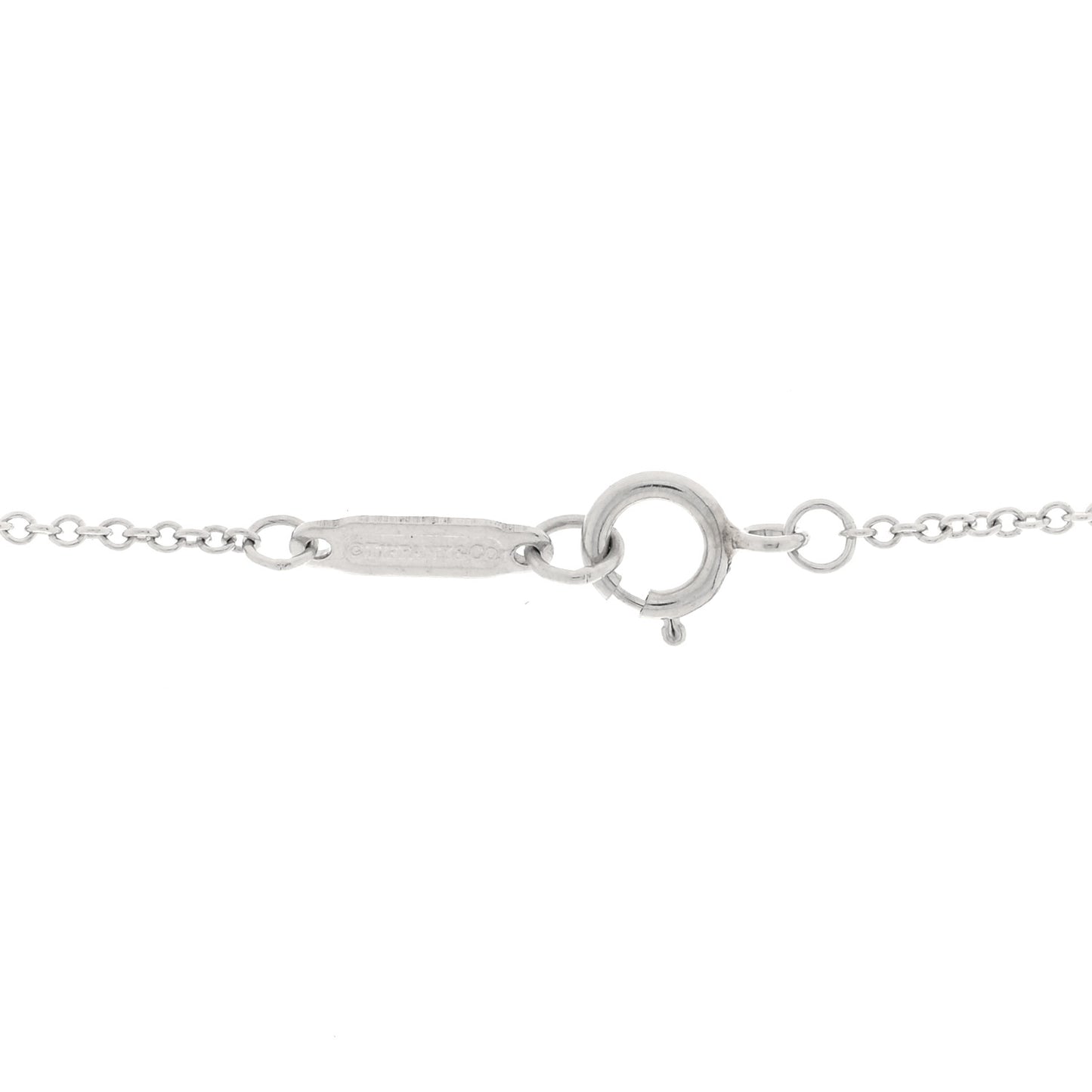 Platinum Diamond Small Checkerboard Key Pendant Necklace