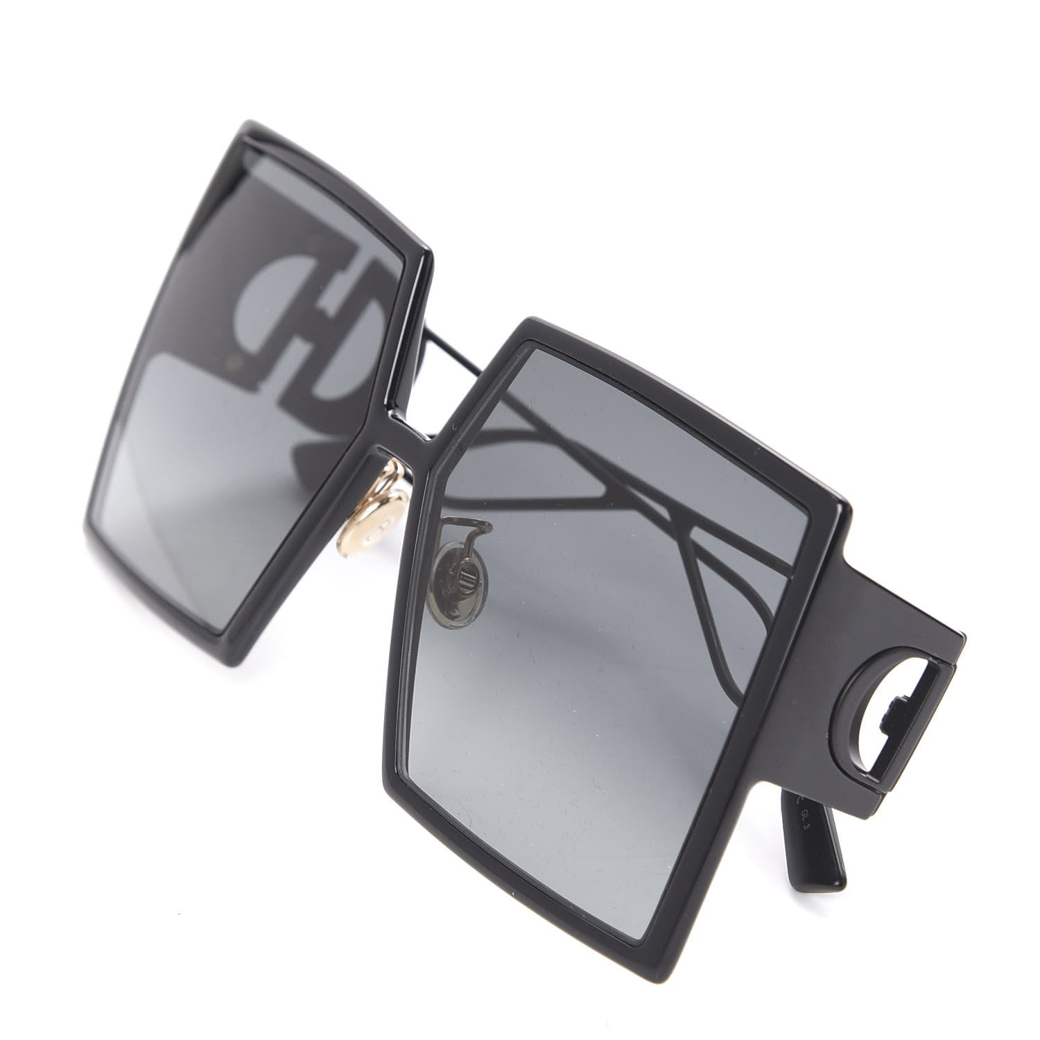 Christian Dior Square 30 Montaigne Sunglasses Black 9 of 10