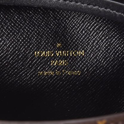 Louis Vuitton Monogram Triangle Chain Wallet Black 8 of 10