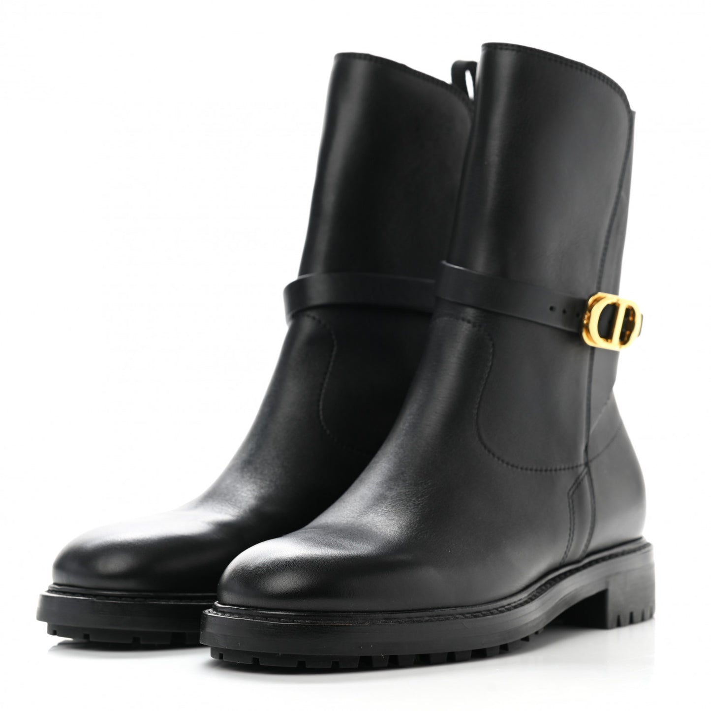 Calfskin Empreinte Ankle Boot 36 Black