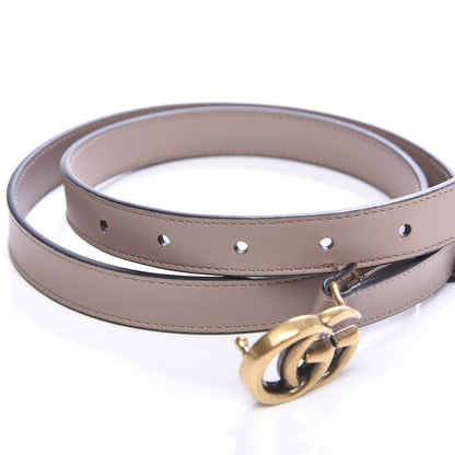 Gucci Calfskin Double G 20mm Belt 85 34 Porcelain Rose 4 of 6