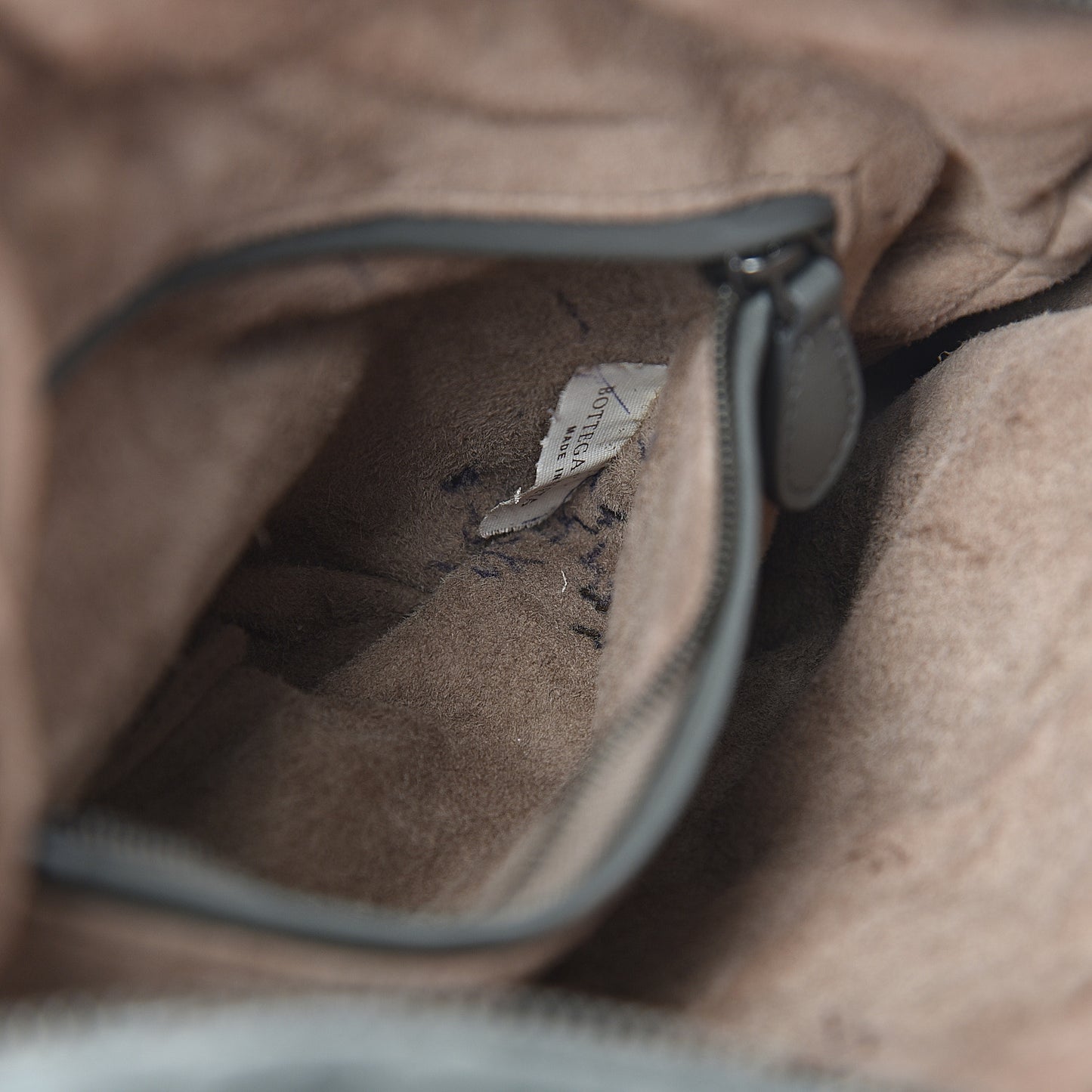 Nappa Intrecciato Small Camera Bag New Light Grey