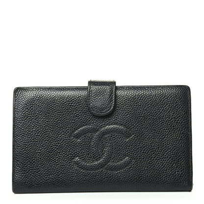 Chanel Caviar Timeless CC French Wallet Black 1 of 4