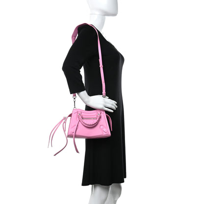 Balenciaga Cake Calfskin Tonal Hardware Mini Neo Classic City Rose 2 of 10