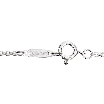 Tiffany Sterling Silver Open Flower Pendant Necklace 5 of 5