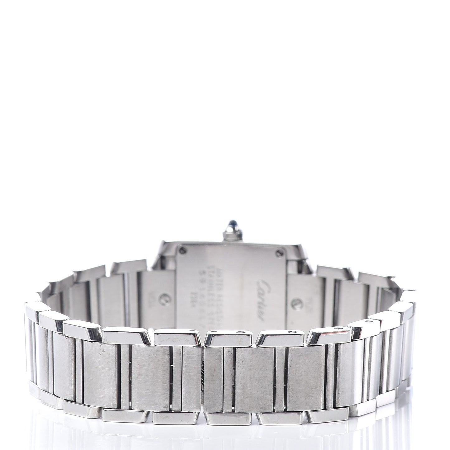 Stainless Steel 20mm Tank Francaise Quartz Watch