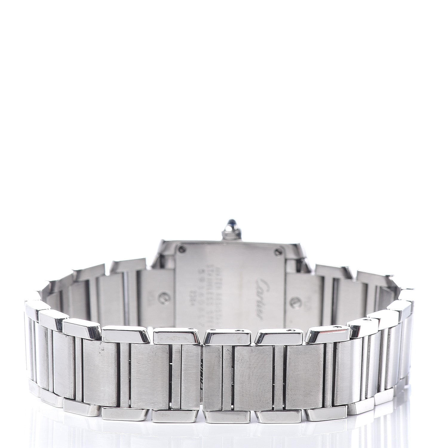 Cartier Stainless Steel 20mm Tank Francaise Quartz Watch 5 of 8