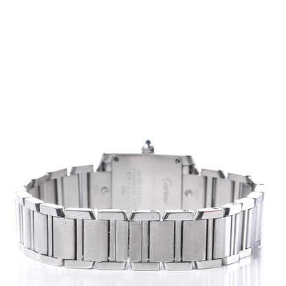 Cartier Stainless Steel 20mm Tank Francaise Quartz Watch 5 of 8