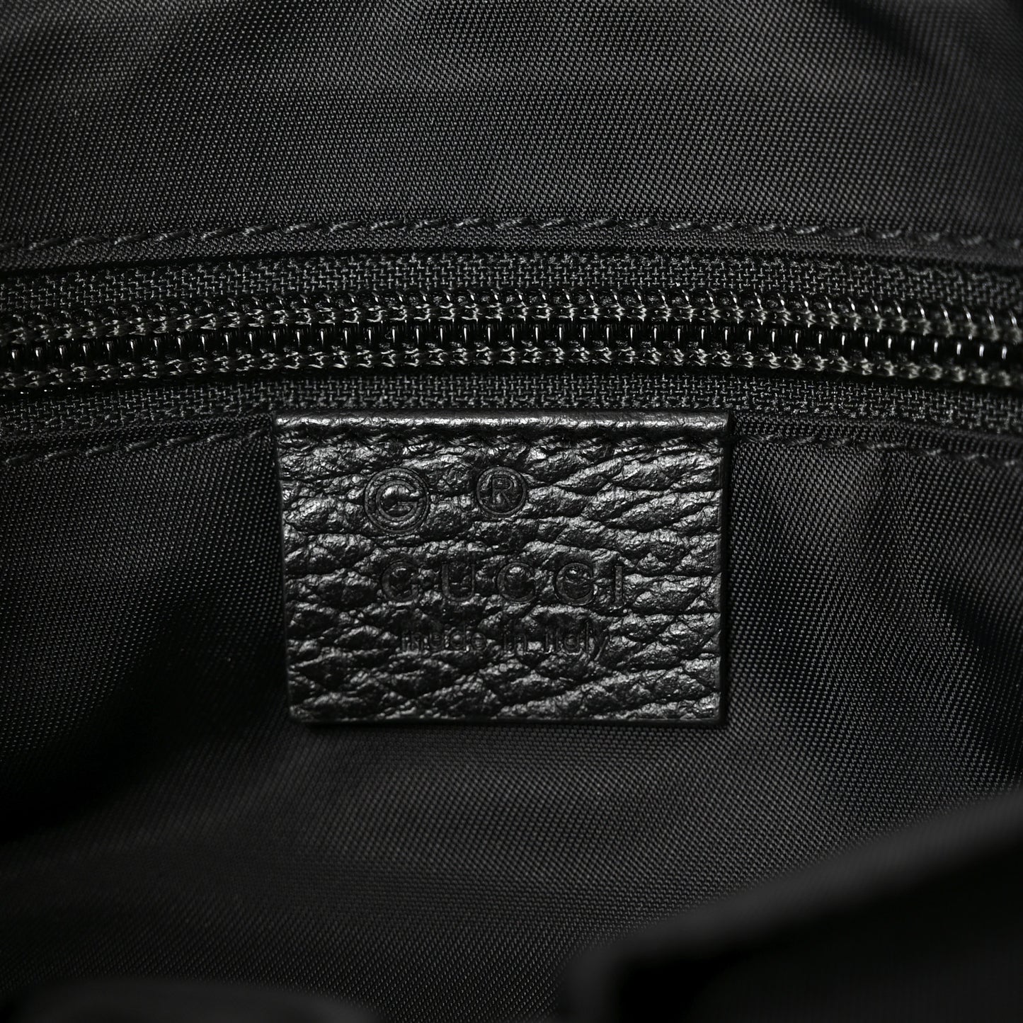 Nylon Monogram Dollar Calfskin Flat Messenger Bag Black