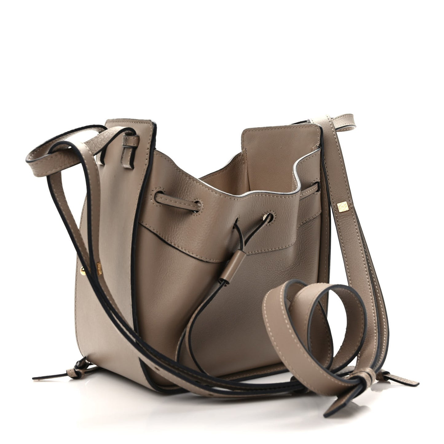 Calfskin Mini Hammock Shoulder Bag Light Oat