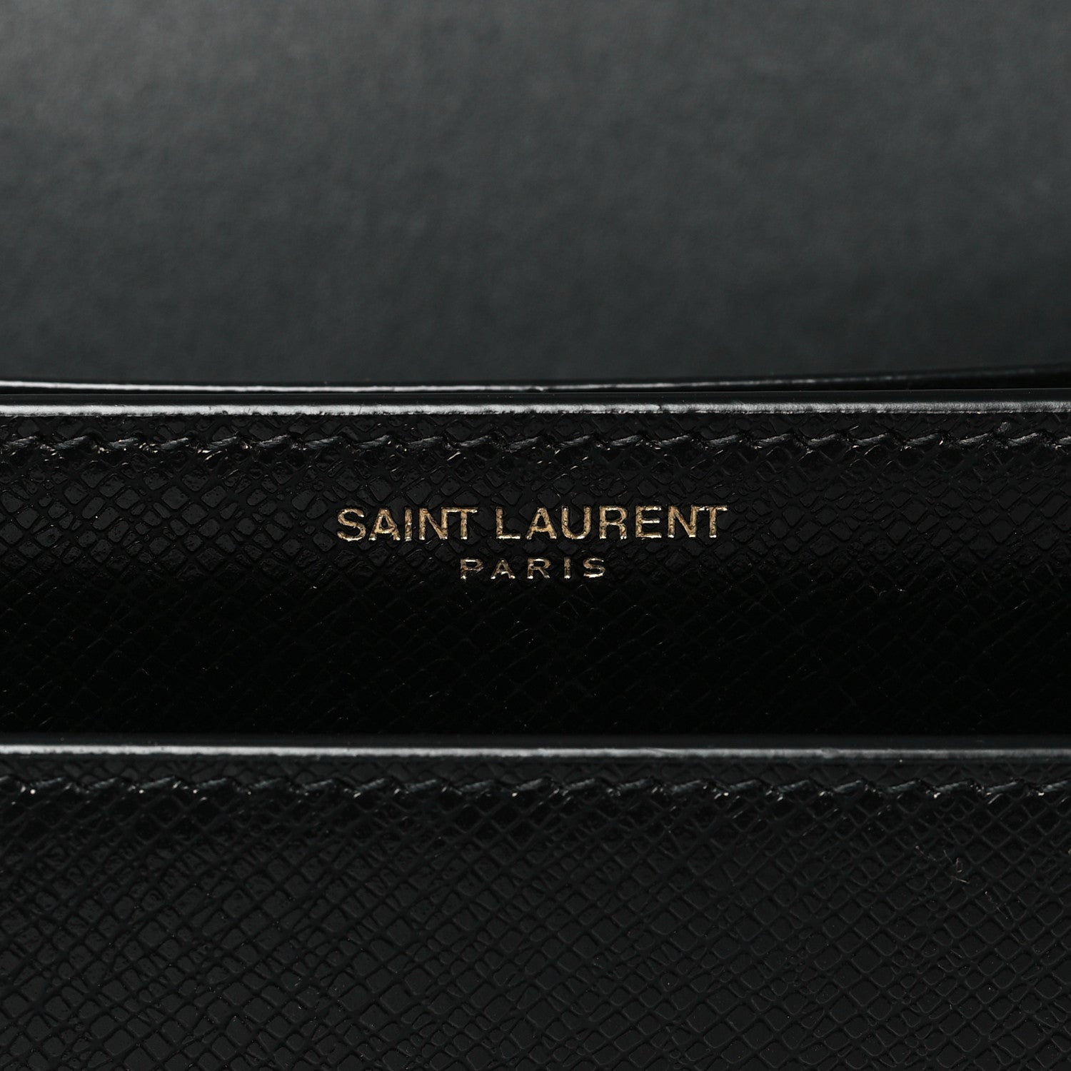 Saint Laurent Coated Bark Calfskin Medium Monogram Sunset Black 6 of 10
