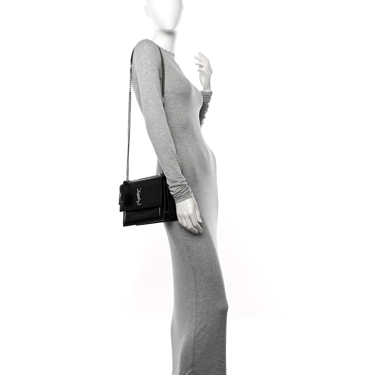 Calfskin Medium Monogram Sunset Black