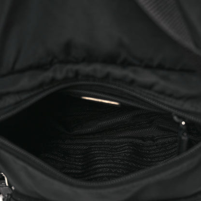 Prada Tessuto Nylon Saffiano Small Vela Messenger Black 5 of 16