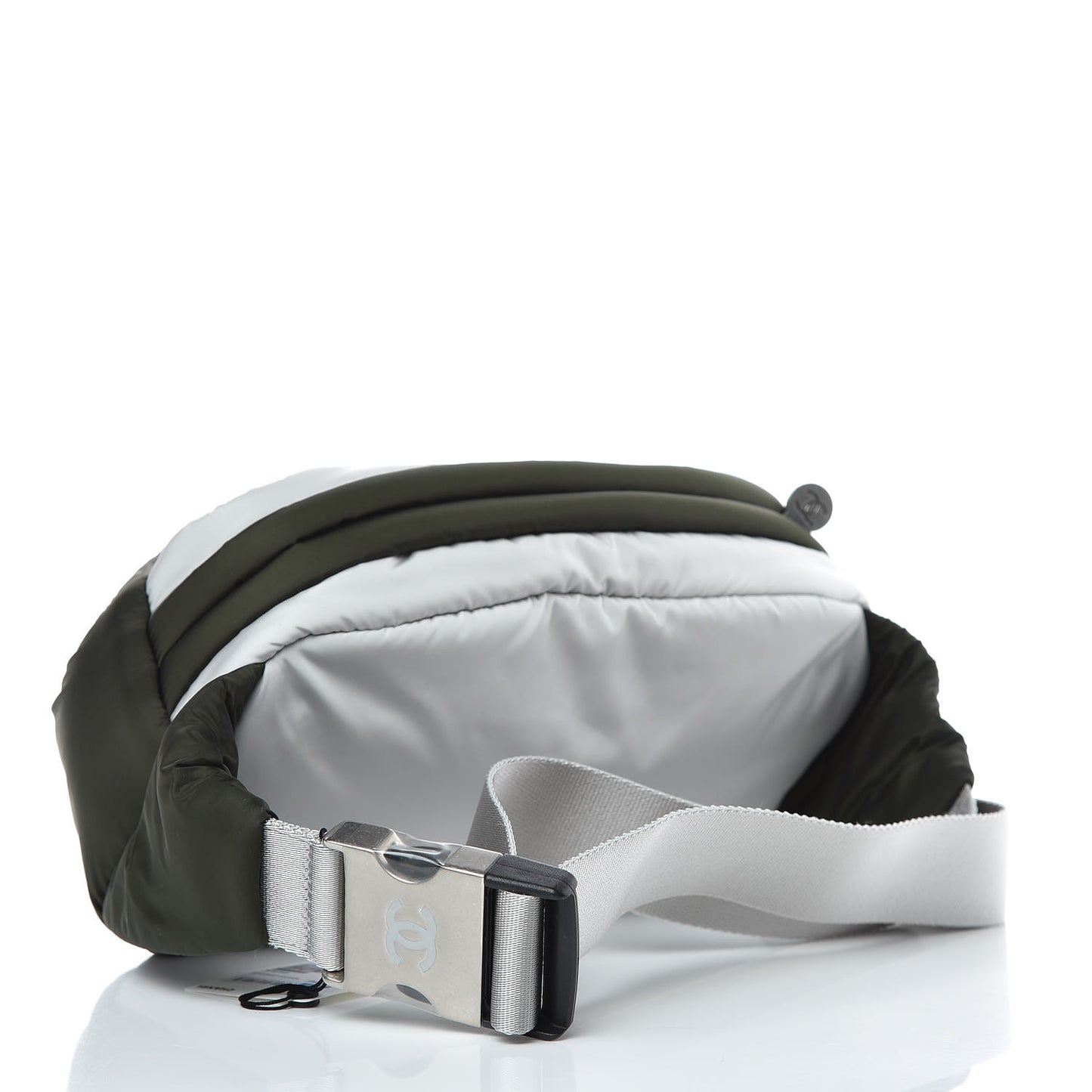 Nylon Coco Neige Belt Bag Dark Grey Khaki Grey