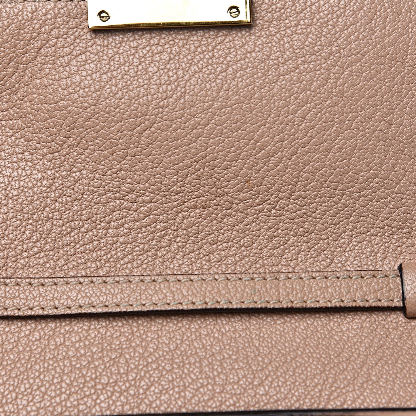 Goatskin Mini Elsie Crossbody Bag Biscotti Beige