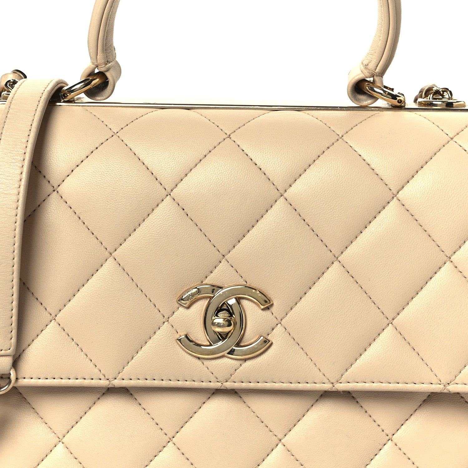 Chanel Lambskin Quilted Medium Trendy CC Flap Dual Handle Bag