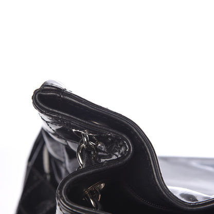 Chanel Patent Quilted CC Shoulder Bag Black 11 of 21