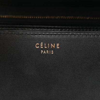 Celine Box Calfskin Medium Classic Box Flap Bag Black 5 of 9