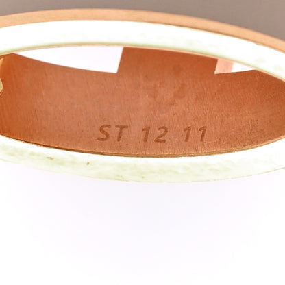 Hermes Lacquered Gold Pop H Pendant Necklace Marron Glace 7 of 7