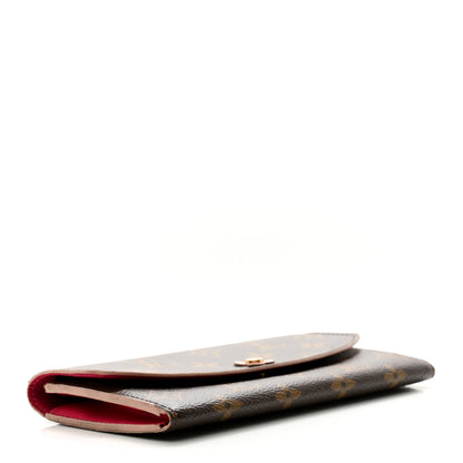 Louis Vuitton Monogram Bloom Flower Emilie Wallet 4 of 11