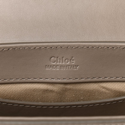 Chloe Shiny Calfskin Suede Mini C Double Carry Motty Grey 6 of 8