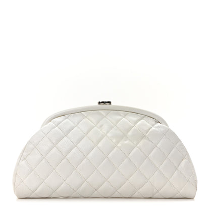 Chanel Caviar Quilted Timeless Clutch White 1 of 10