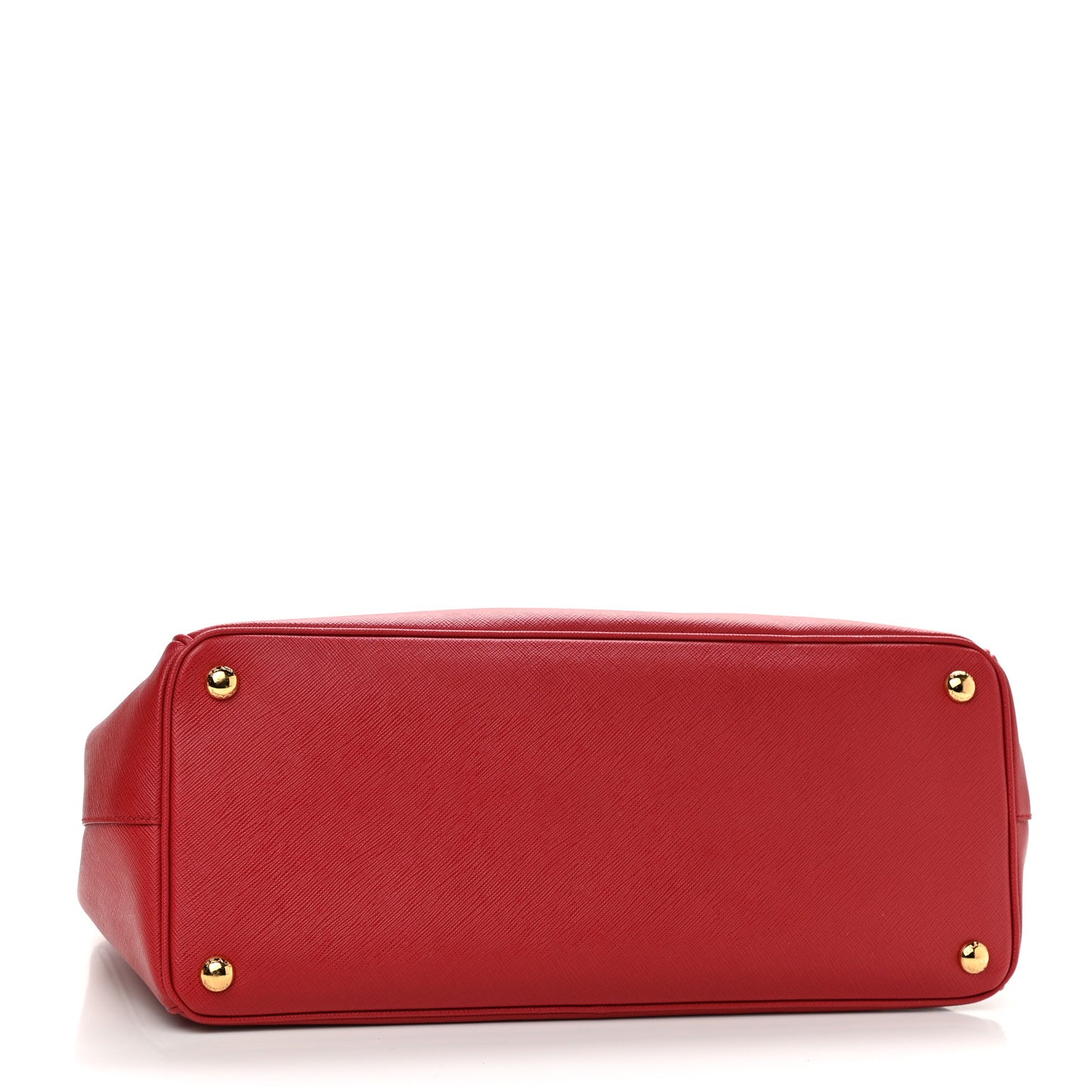 Saffiano Medium Galleria Double Zip Tote Fuoco
