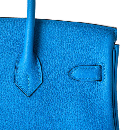 Hermes Togo Birkin 25 Bleu Zanzibar 12 of 37