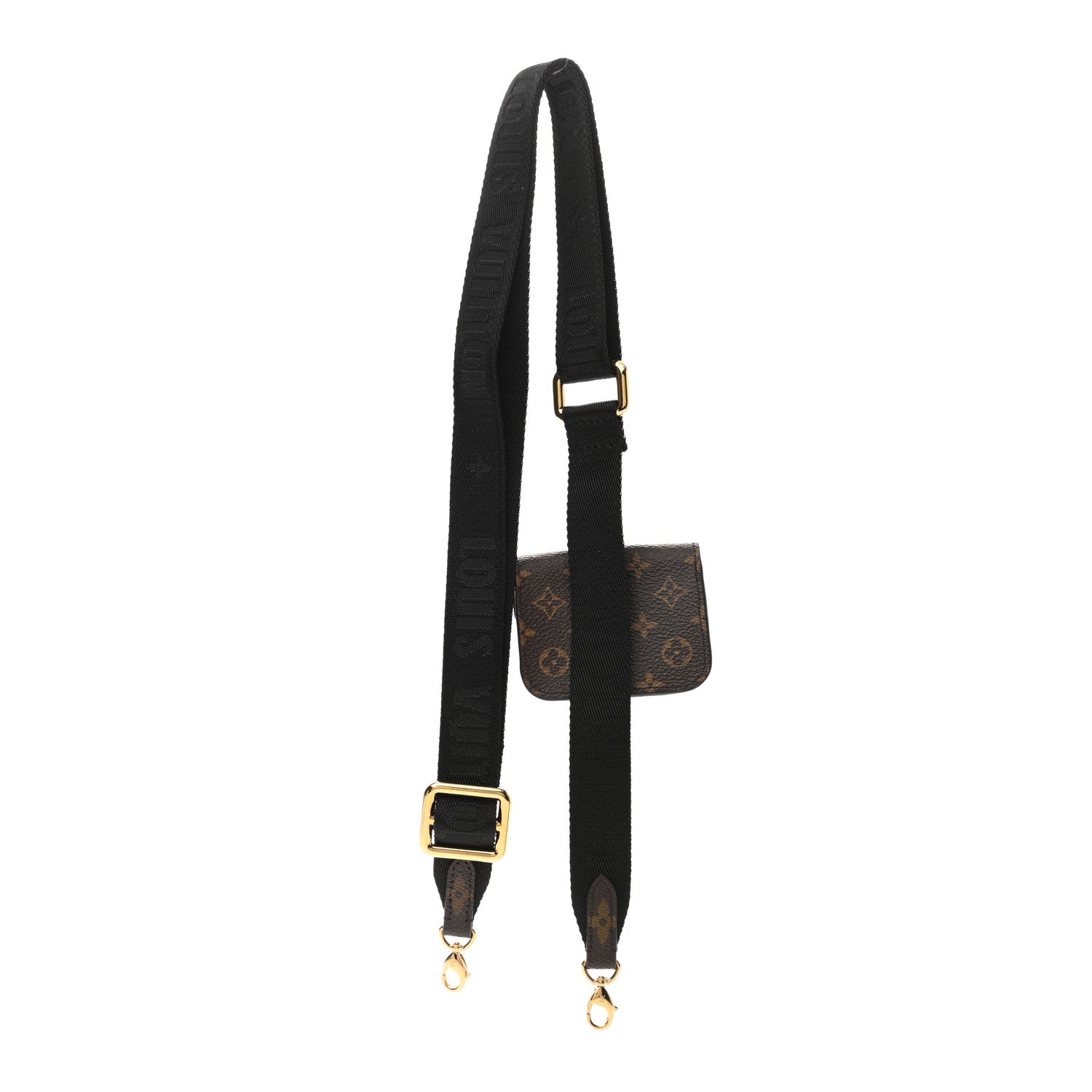 Louis Vuitton Monogram Bumper On Strap Black 2 of 5