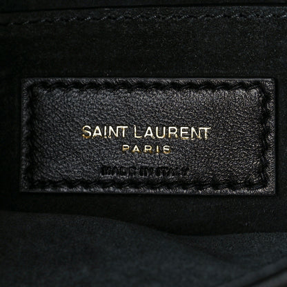 Saint Laurent Lambskin Quilted Le 57 Diamond Shoulder Bag Black 6 of 8