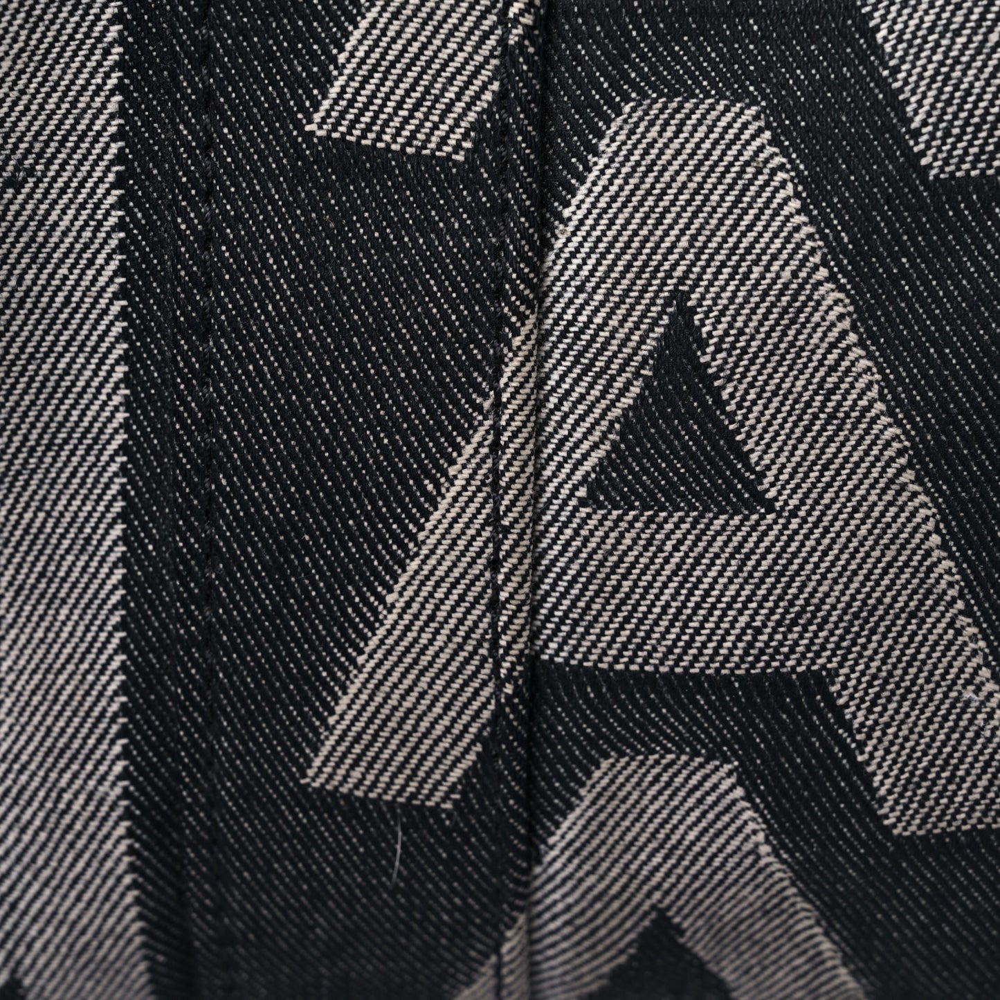 Denim Jacquard Medium The Monogram Tote Bag Denim Blue