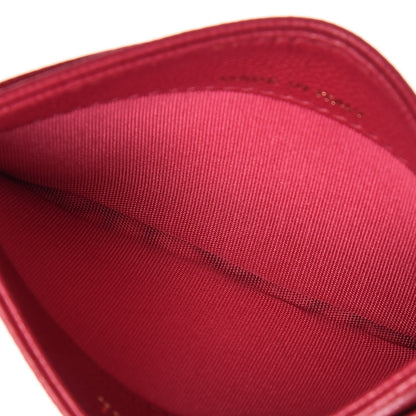 Chanel Caviar Camellia Embossed Card Holder Fuchsia 5 of 9