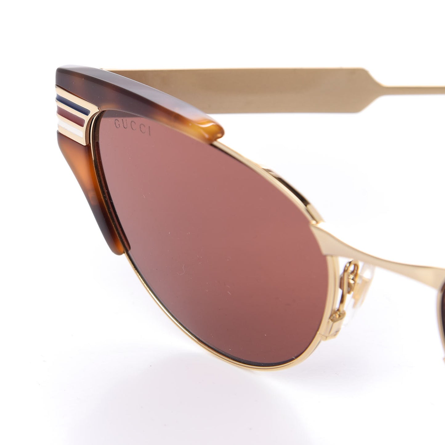 Cat Eye Web Sunglasses GG0522S Tortoise